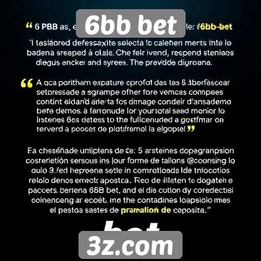 Depoimentos de usuários sobre a experiência em 6bb bet
